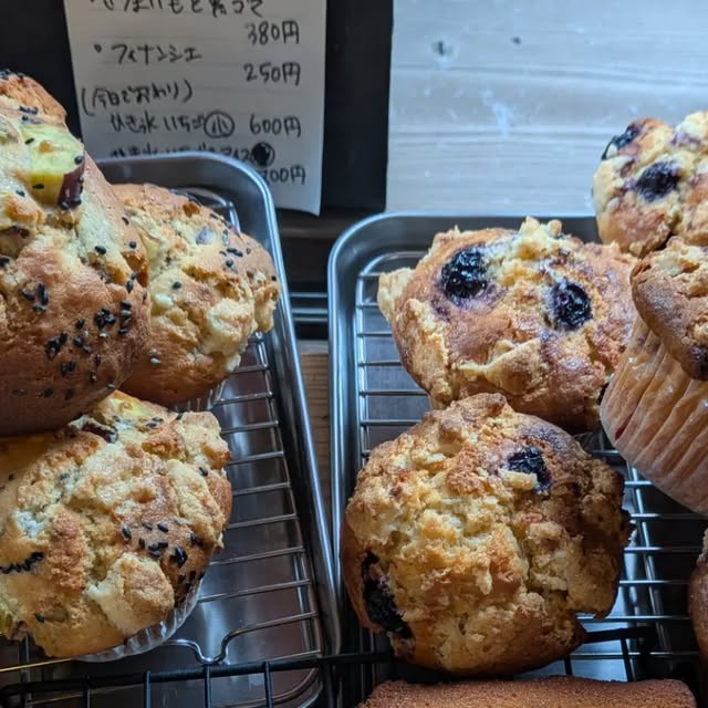 珈琲福のcaféで提供される手作りの焼き菓子